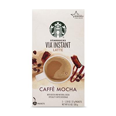 Starbucks VIA Instant Caff Mocha Latte (1 box of 5 packets)