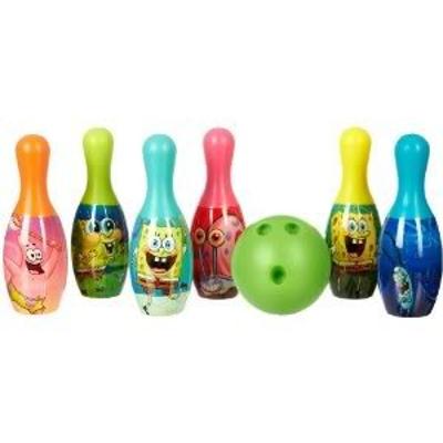 Toy / Game Cute Nickelodeon Spongebob Squarepants Bowling Set Multi - Great For Indoor And Outdoor Play