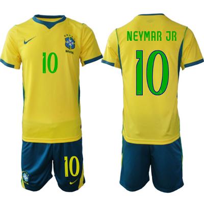 Brazil #10 NEYMAR JR Jersey National Team x World Cup 2026 Home On Field Soccer