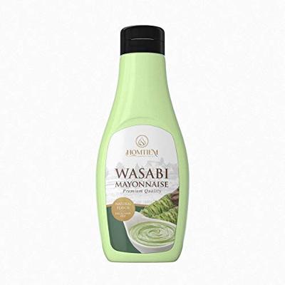 Homtiem Wasabi Mayonnaise 7.04 Oz (200g.), Squeeze Bottle, Vegan, Non-GMOs, Egg