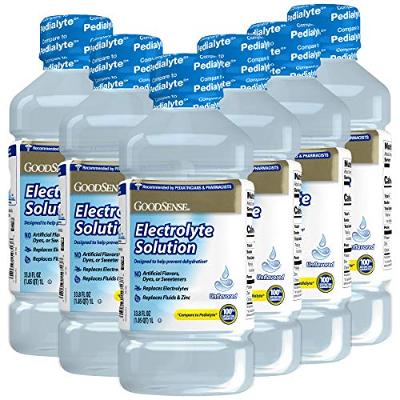 GoodSense Electrolyte Solution, Unflavored, 33.8 Fluid Ounces (Pack of 6)