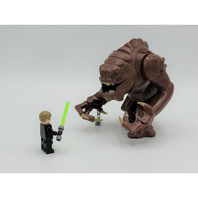 2pcs Star Wars Luke Skywalker vs Rancor Minifigures