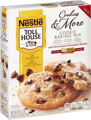 Toll House Cookies & More Cookie Baking Mix with Semi-Sweet Chocolate Morsels, 18.5 oz