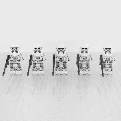 5pcs Star Wars Fallen Order Flametroopers Minifigures