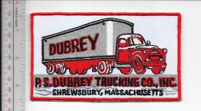 Vintage Trucking & Van Lines P S Dubrey Trucking CO Shrewsbury, Massachusetts