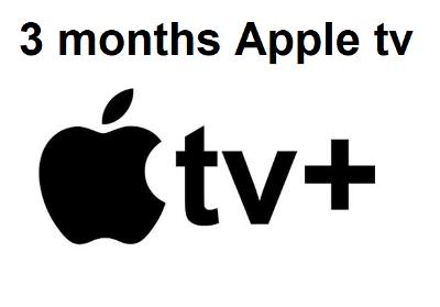 3 months free Apple TV TV+ plus code pass new and existing customers