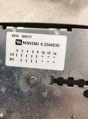 Maytag Washer Timer Part # 6 2304530