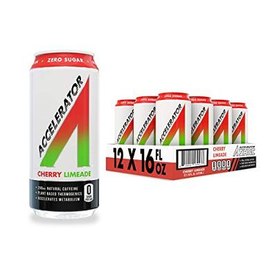 Adrenaline Shoc Accelerator Cherry Limeade 16 Fluid Ounce Can, Performance Energ