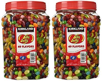 KIRKLAND SIGNATURE - Gourmet Jelly Beans, Blueberry, 4 Pound (Pack of 2), 128 Ou