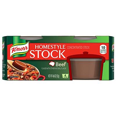 Knorr Homestyle Stock Beef Concentrated Broth, Beef 4.66 oz, 4 ct