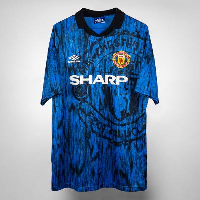Eric Cantona 7 Manchester United 1992-1993 Away Retro Jersey  Men