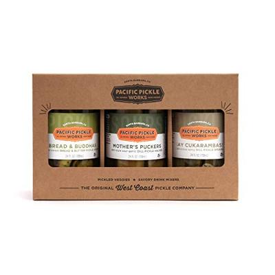 Pacific Pickle Works - Three Pickle Variety Pack - Mother's Puckers, Bread & Bud