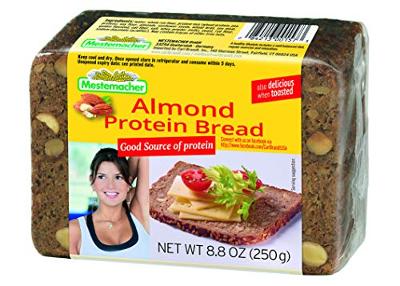 Mestemacher Almond Protein Bread, 8.8 Oz, Pack of 9