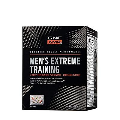 GNC AMP Men's Extreme Training Vitapak | Developed for Max Performance and Endur