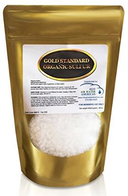 Gold Standard Organic Sulfur Crystals 1lb - 99.9% Pure MSM Crystals - Largest Gr