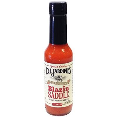 D.L. Jardines Blazin' Saddle Habanero XXX Hot Sauce 5 oz(Pack of 6)