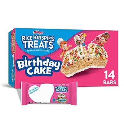 Rice Krispies Treats Marshmallow Snack Bars, Kids Snacks, School Lunch, Birthday