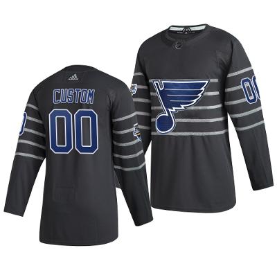 2020 All-Star Game St. Louis Blues Custom Gray Jersey
