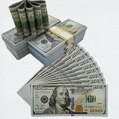 Prop Money 100$ Total 30.000 Full print New Aged Fake bills Double sided dollar