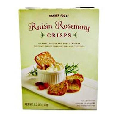 Trader Joe's Raisin Rosemary Crisps