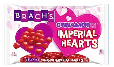 Brach's Cinnamon Imperial Valentines Day Hearts Hard Candy | Cinnamon Heart Can