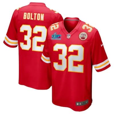 Nick Bolton Kansas City Chiefs Super Bowl LVII Patch Game Jersey Red