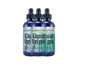 Liquid Oxygen Drops Pack 4 oz. 3 Bottle