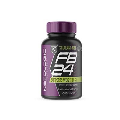 Ketologic FB24 Fat Burner Supplement | Weight Loss Diet Pills, Metabolism Booste