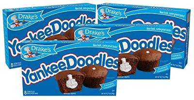 Drake's Yankee Doodles Cakes, 4 Boxes