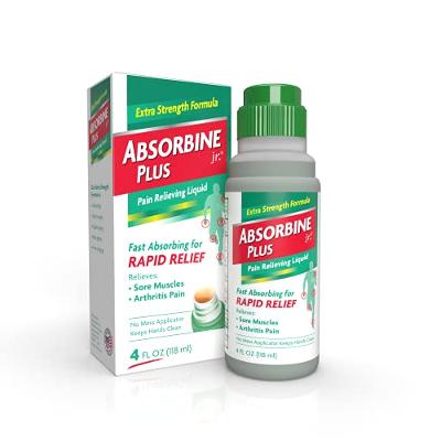 Absorbine Jr. Extra Strength Pain Relieving Liquid, Liquid Pain Reliever, Pain R