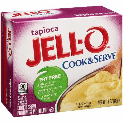 Tapioca Pudding And Pie Filling Jello 3 oz Cook & Serve