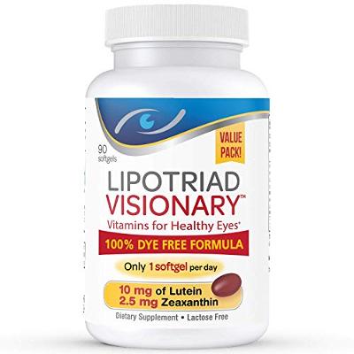 Lipotriad Visionary Eye Vitamin and Mineral Supplement with AREDS2 Ingredients