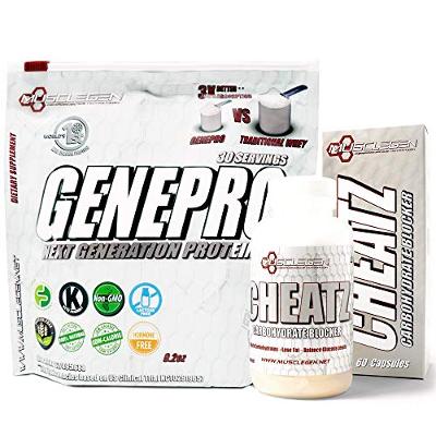 GENEPRO Carb-Blocker Bundle for Keto Low Carb Diet - Premium Low Calorie Protein