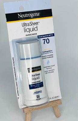 Neutrogena 1.4 OZ Ultra Sheer liquid Sunscreen Broad Spectrum SPF 70 Oil Free!  