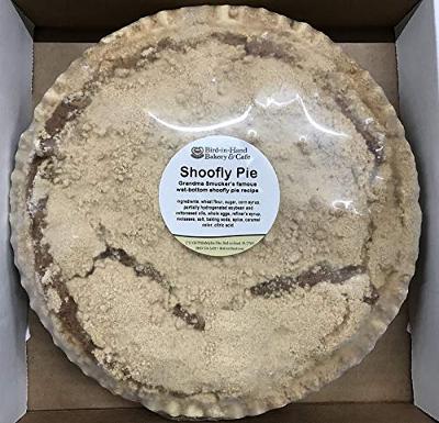 Bird-in-Hand Bakery and Caf Shoofly Pie, Homemade, Wet-Bottom Recipe, 10