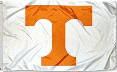 Tennessee Volunteers White Logo Flag 3x5ft