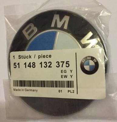 82mm BMW REPLACEMENT BONNET HOOD BOOT BADGE for E46 E60 E61 E81 E90 E91 E92 X5