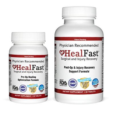 HealFast Complete Surgery & Injury Recovery Supplement: Supports Wound Healing,