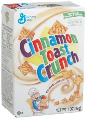 General Mills Cinnamon Toast Crunch Cereal, 1-Ounce Single Serve Box (Pack of 70