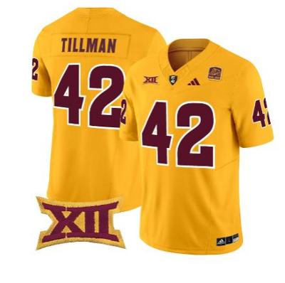 Pat Tillman Jersey #42 Arizona State Sun Vapor Limited College Football Gold