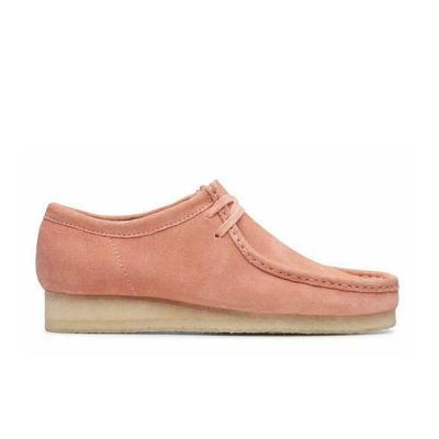 Clarks Originals Wallabee Low Men's Clay Coral Pink Suede 26140973
