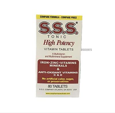S. Tonic Vitamins & Minerals 80 Tablets