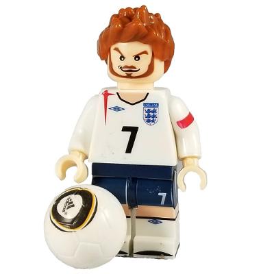 David Beckham Soccer Custom minifigure  Toys Mini Figure