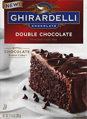 Ghirardelli Double Chocolate Cake Mix, 12.75 oz