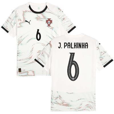 Portugal 2025 Away J. Palhinha #6 Jersey