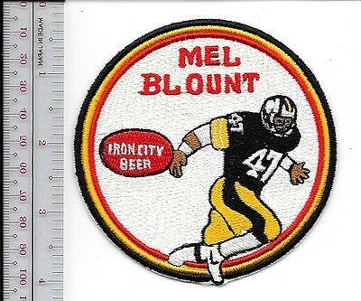 Beer Football Pittsburgh Steelers Mel Blount & Iron City Beer NFL Promo Patch