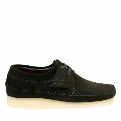 Clarks Originals Wallabee Weaver Men's Black Suede 26117448