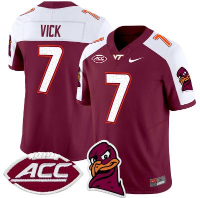 Michael Vick Jersey #7 Virginia Tech Hokies Vapor Limited College Football 