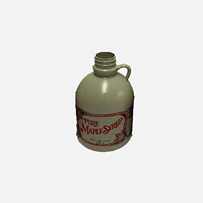 Old Cobblers Farm Empty Maple Syrup Jugs Quart Size 8 Pack with Caps