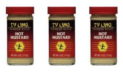 Ty Ling Mustard Chinese Hot 4 oz (Pack of 3)